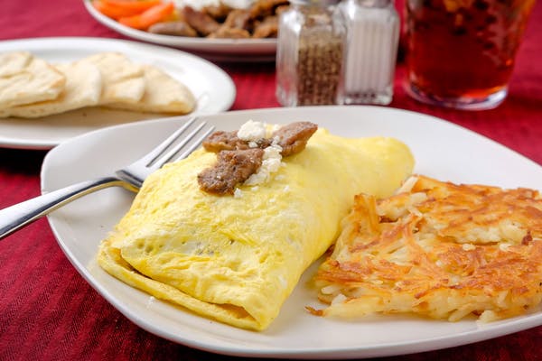 Greek Omelet Pictured
_